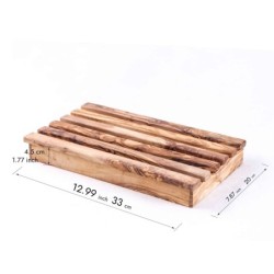 Handmade Wooden Bread Board. Two Levels