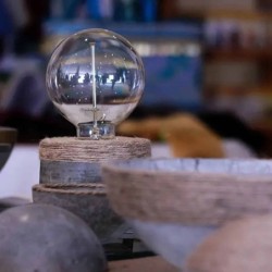 Modern Desk Lamp. Concrete Handmade