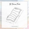 Striped Bed Sheets. Tunisian handmade Foota