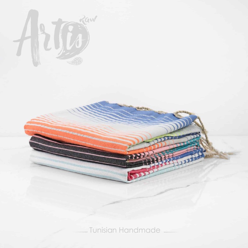 Organic Cotton Towel. Tunisian Foota