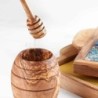 Wooden Honey Pot with Wooden Dipper