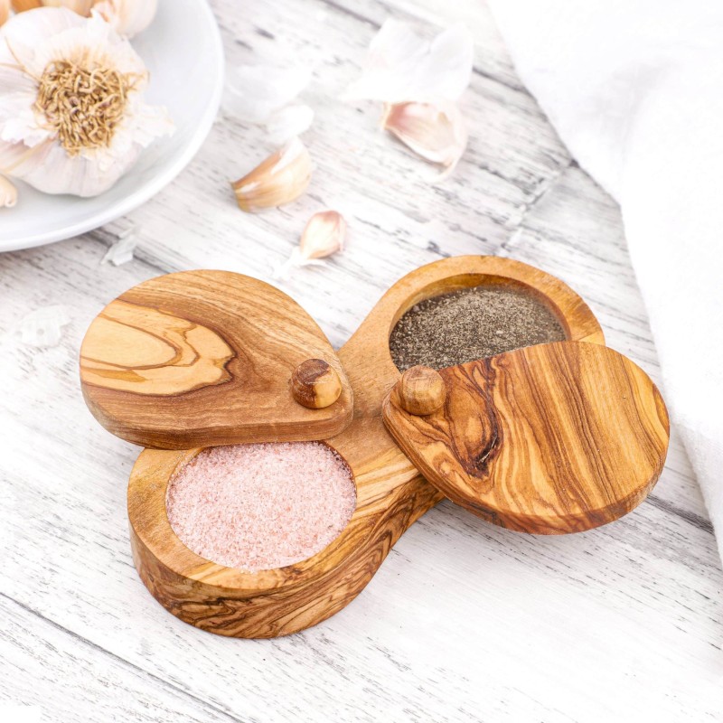 Lidded Salt Cellar, Wooden Salt Cellar