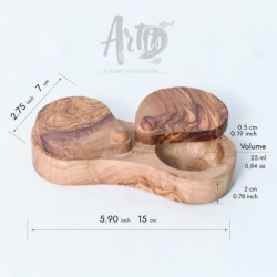 Lidded Salt Cellar, Wooden Salt Cellar