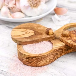 Lidded Salt Cellar, Wooden Salt Cellar