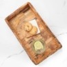 Large Rectangular Wooden Tray with Handles